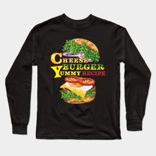 A Good Day starts with Yummy Cheeseburger Long Sleeve T-Shirt